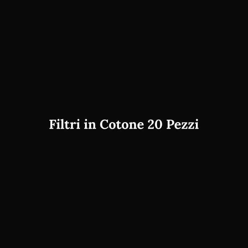Cotton Filters 20 Pieces