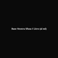 Bulk Neutral Base 1 Litre (per ml)